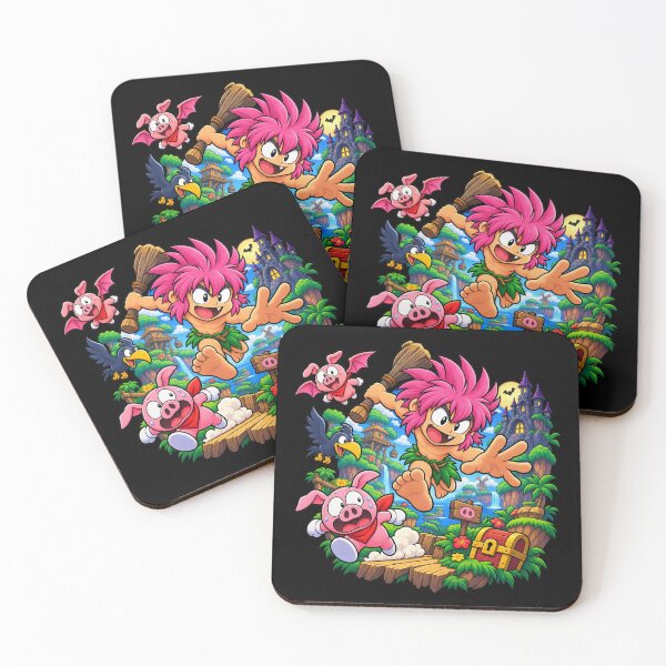 Item preview, Tomba Adventure - Wild Pink Haired Hero designed and sold by Rosteri.