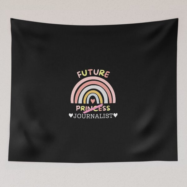 Item preview, Future Journalist Rainbow Princess Design designed and sold by murdyawdiede.
