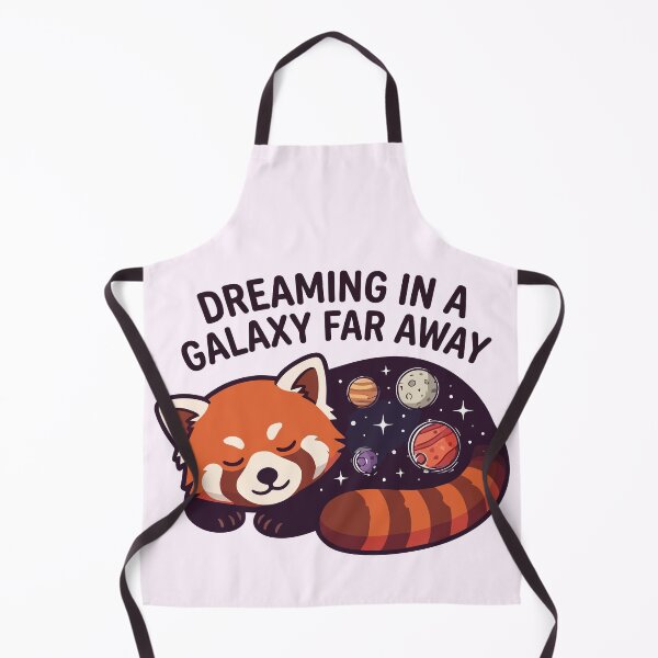 Artikelvorschau, Träumend in einer weit entfernten Galaxie: Schlafender Roter Panda entworfen und verkauft von Amir Faysal.