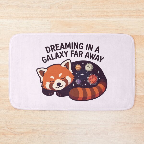 Item preview, Dreaming In A Galaxy Far Away Sleeping Red Panda designed and sold by Amir Faysal.