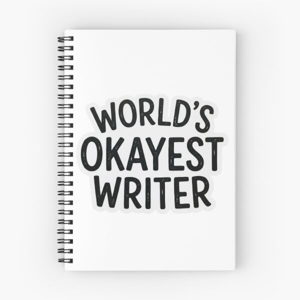 Item preview, World’s Okayest Writer Funny Author Novelist Sarcastic Writing Quote designed and sold by raedattia.