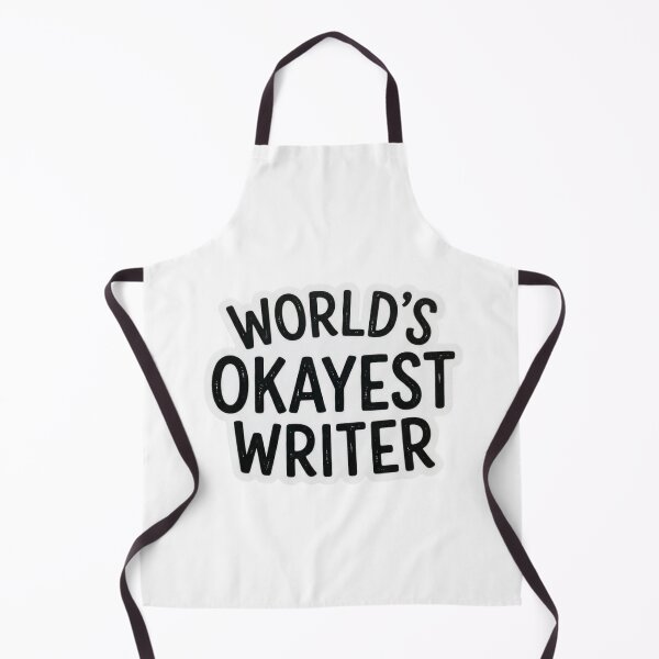 Item preview, World’s Okayest Writer Funny Author Novelist Sarcastic Writing Quote designed and sold by raedattia.