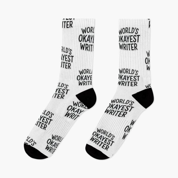 Item preview, World’s Okayest Writer Funny Author Novelist Sarcastic Writing Quote designed and sold by raedattia.