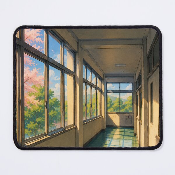 Item preview, Old School Anime Hallway designed and sold by bapupa.