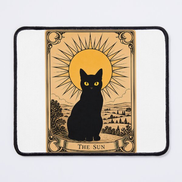 Item preview, The Sun – Cat Tarot Card designed and sold by PurrfectHome.