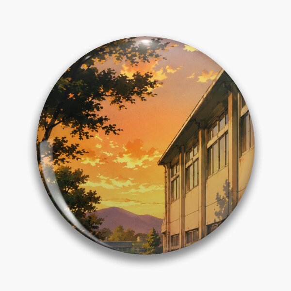 Item preview, Old School Anime Sunset Campus designed and sold by bapupa.