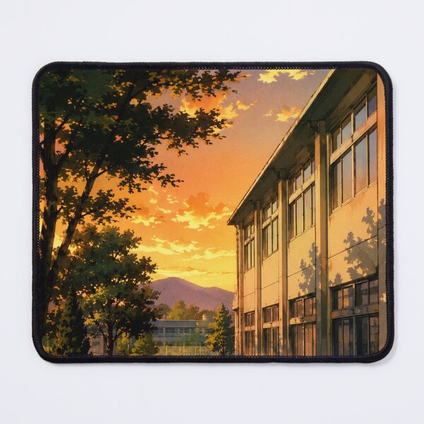 Item preview, Old School Anime Sunset Campus designed and sold by bapupa.