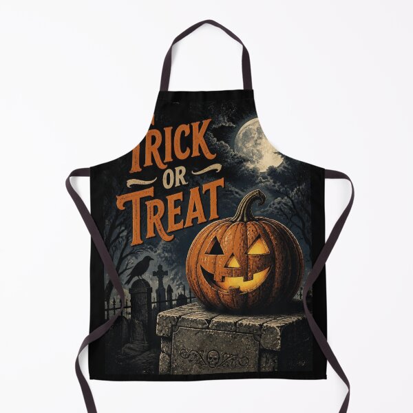 Item preview, Retro Trick or Treat Distressed Pumpkin Halloween vol 3 designed and sold by BoldPowStudio.