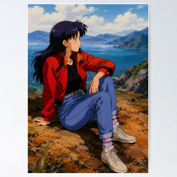 Item preview, Retro 90s Anime Coastal Dream designed and sold by bapupa.