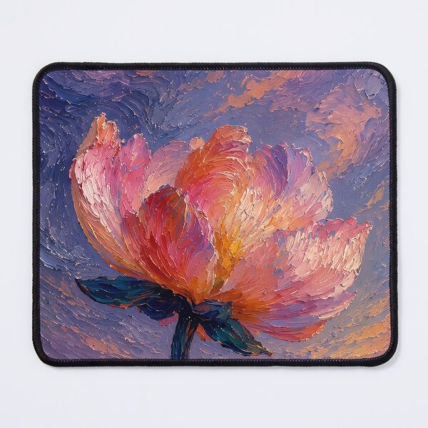 Item preview, Moonlit Ocean Flower Painting designed and sold by Rahma-yehia23.