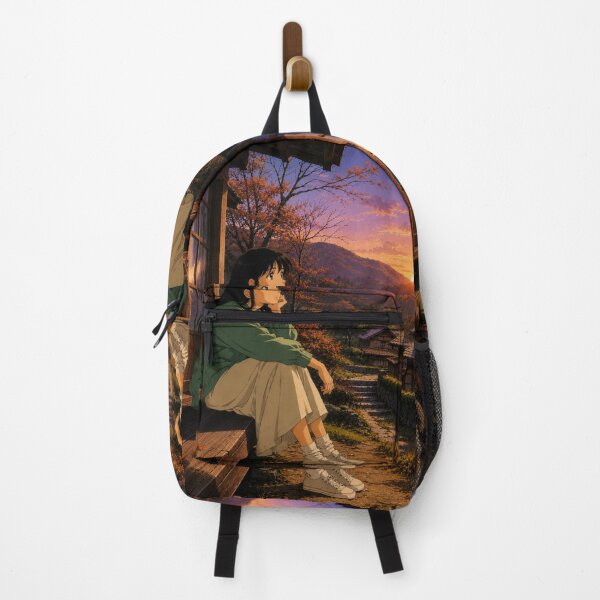 Item preview, Retro 90s Anime Village Sunset designed and sold by bapupa.