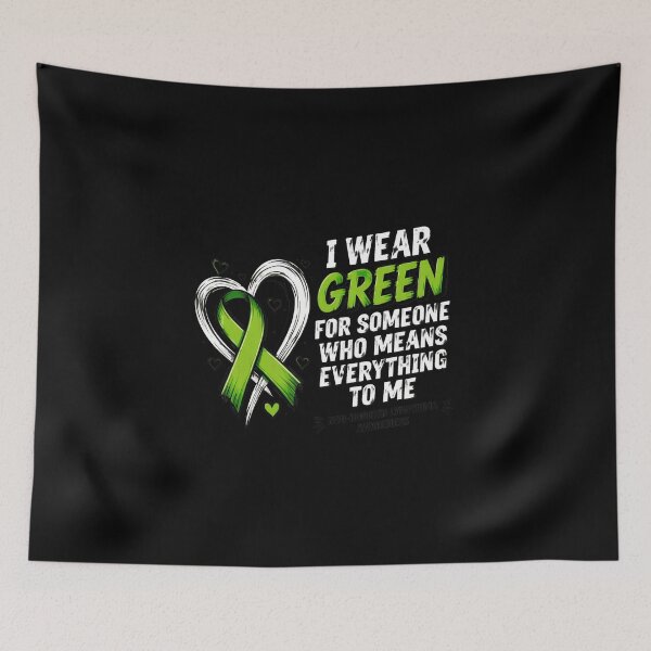 Item preview, I Wear Green For Someone Lymphoma Awareness designed and sold by felixpalette.