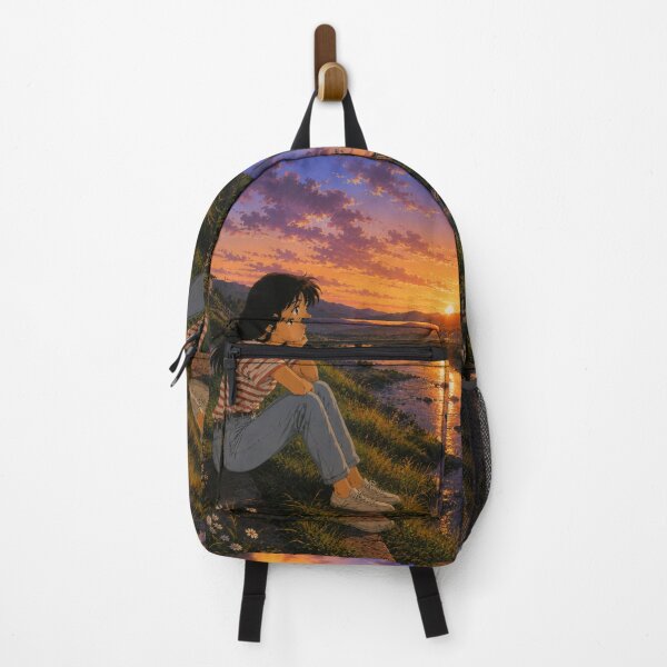 Item preview, Retro 90s Anime Riverside Glow designed and sold by bapupa.