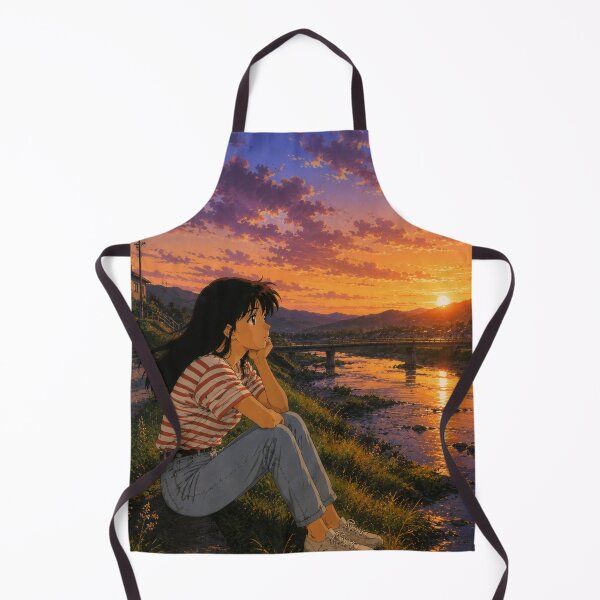 Item preview, Retro 90s Anime Riverside Glow designed and sold by bapupa.