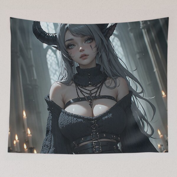 Item preview, Hot Goth Monster Girl Anime Woman Succubus Demon designed and sold by Your New Fixation.