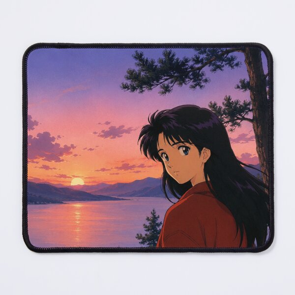 Item preview, Retro 90s Anime Lakeside Twilight designed and sold by bapupa.
