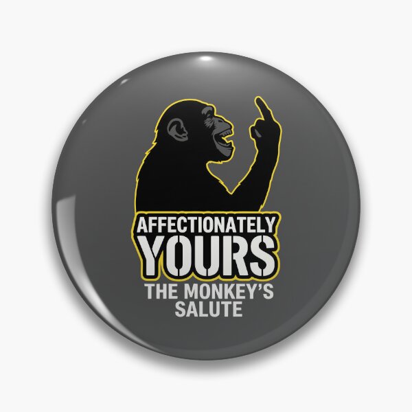 Item preview, Affectionately Yours The Monkey's Salute Middle Finger designed and sold by Amir Faysal.