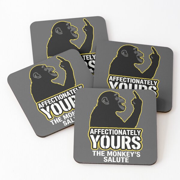 Item preview, Affectionately Yours The Monkey's Salute Middle Finger designed and sold by Amir Faysal.