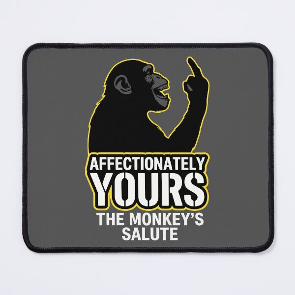 Item preview, Affectionately Yours The Monkey's Salute Middle Finger designed and sold by Amir Faysal.
