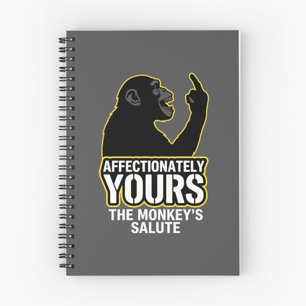 Item preview, Affectionately Yours The Monkey's Salute Middle Finger designed and sold by Amir Faysal.