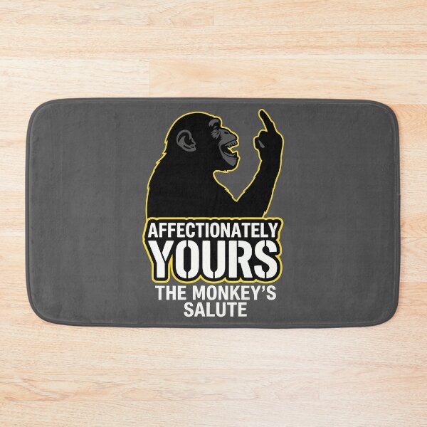 Item preview, Affectionately Yours The Monkey's Salute Middle Finger designed and sold by Amir Faysal.