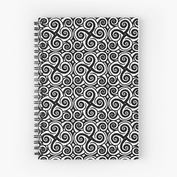 Item preview, Black Celtic wave pattern by Beliris Creations designed and sold by BelirisCréations.