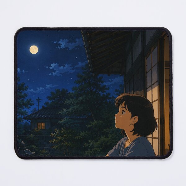 Item preview, Retro 90s Anime Moonlit Veranda designed and sold by bapupa.