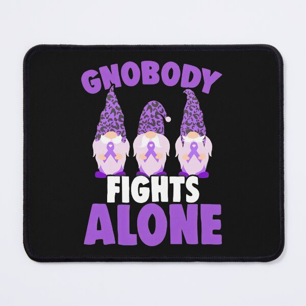 Item preview, Gnome "GNOMOBODY FIGHTS ALONE" Support Awareness Ribbon designed and sold by murdyawdiede.