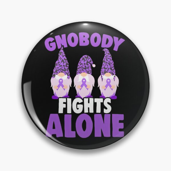 Item preview, Gnome "GNOMOBODY FIGHTS ALONE" Support Awareness Ribbon designed and sold by murdyawdiede.