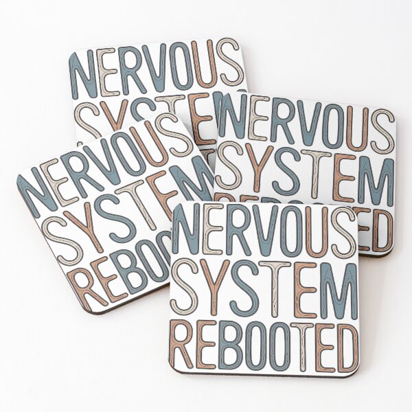 Item preview, Nervous System Rebooted Typography for Meditation and Spiritual designed and sold by 108stillness.