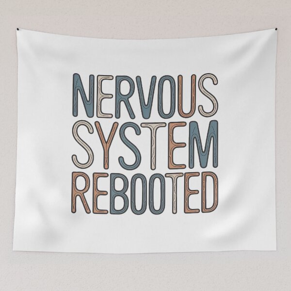Item preview, Nervous System Rebooted Typography for Meditation and Spiritual designed and sold by 108stillness.