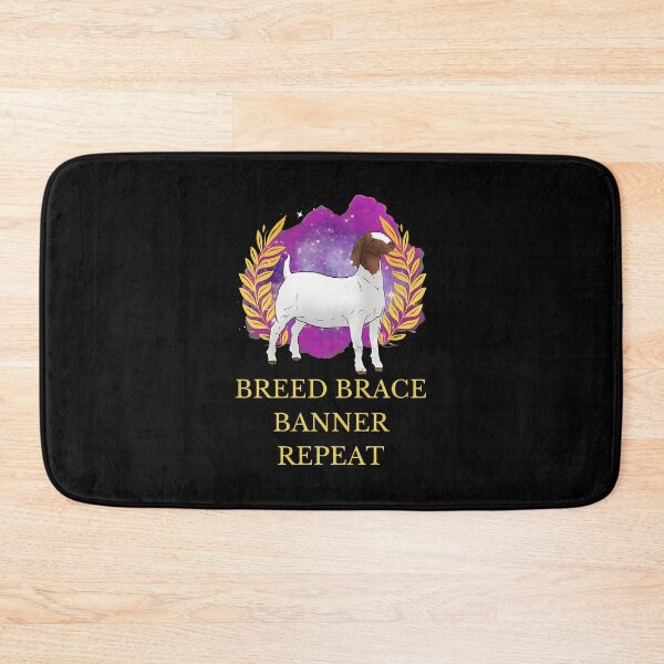 Item preview, Goat Breed Brace Banner Repeat Animal Design designed and sold by boosnwlovichm.