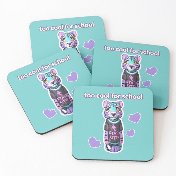Item preview, Pastel Punk Tiger Too Cool For School designed and sold by TurquoiseChicken.