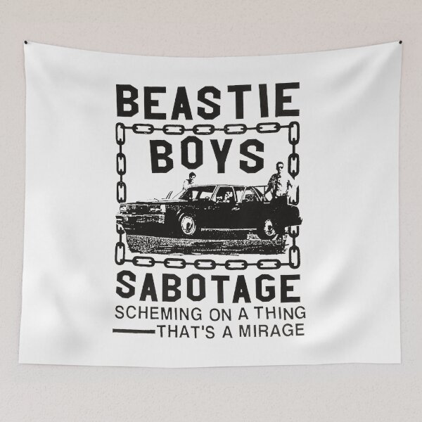 Item preview, Beastie Boys Band Sabotage 90s Retro Hot Sauce Tour Brass Monkey designed and sold by Rewmancla45.