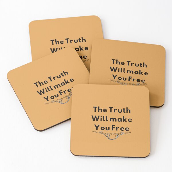 Item preview, The Truth will Make You Free - Inspiring Motivational Minimalism Products designed and sold by UnifyingSyntax.