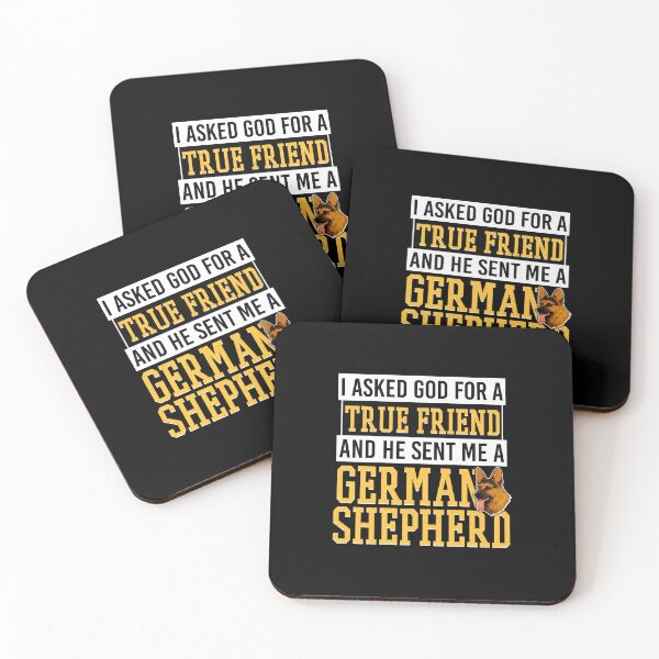 Item preview, God Sent True Friend German Shepherd Dog Lover Quote designed and sold by boosnwlovichm.