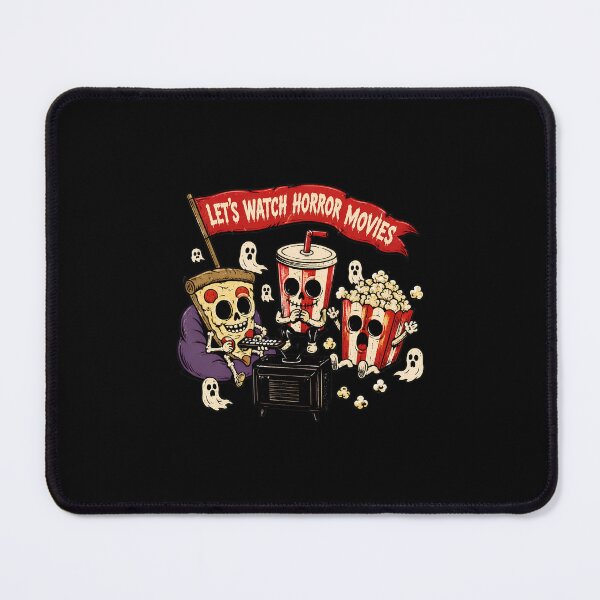 Item preview, Let's Watch Horror Movies Skeleton Popcorn Hot Dog designed and sold by felixpalette.