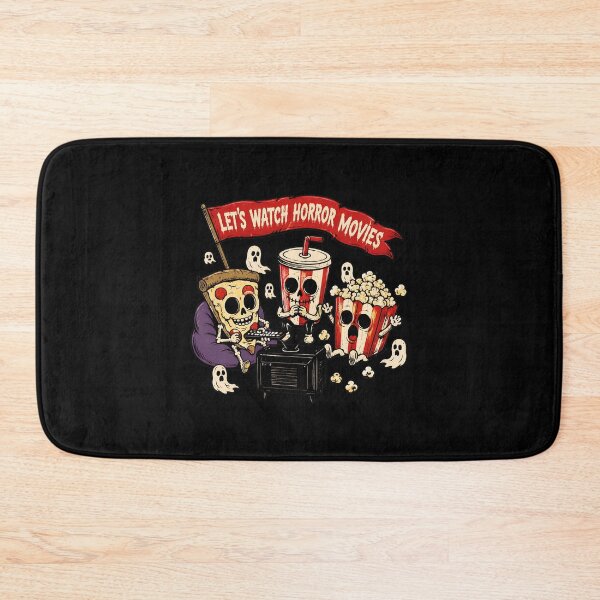 Item preview, Let's Watch Horror Movies Skeleton Popcorn Hot Dog designed and sold by felixpalette.