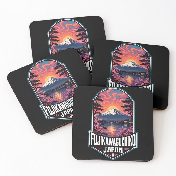 Item preview, Fujikawaguchiko Mount Fuji Japan Trippy Art Travel designed and sold by TomFrontierArt.
