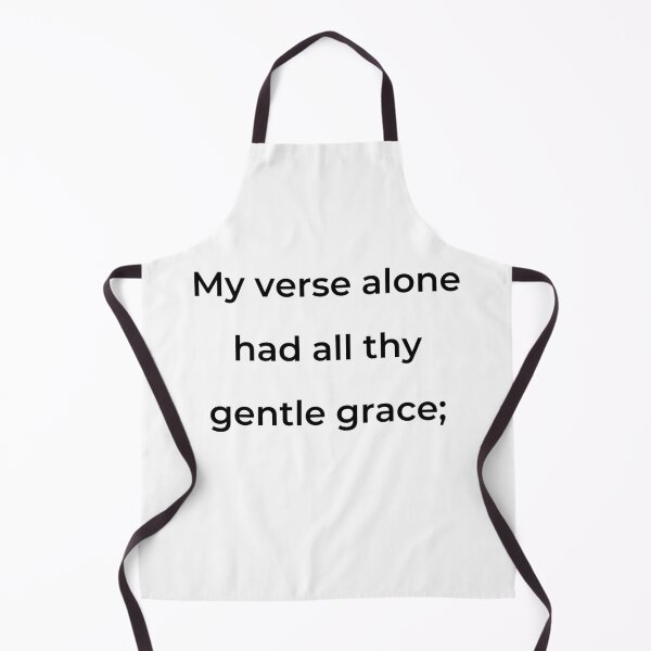 Item preview, “My verse alone had all thy gentle grace;” - print black designed and sold by ariksworld.