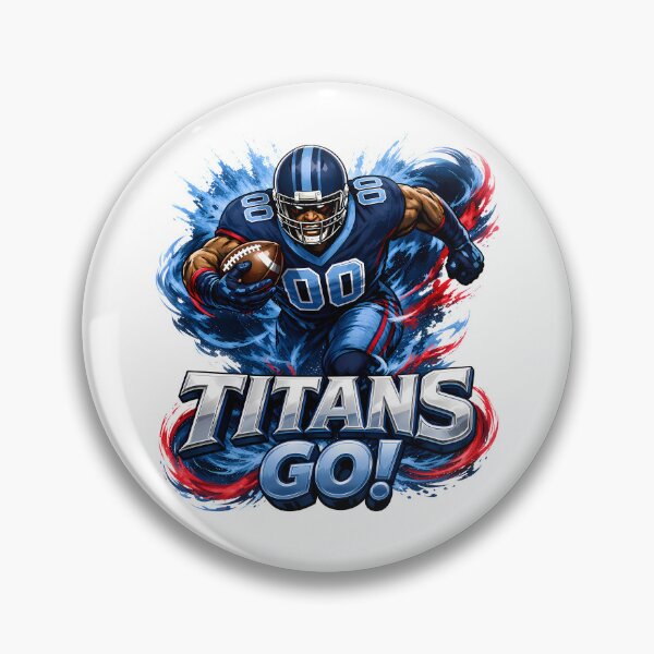 Aperçu de l'œuvre Allez les Titans ! Fan de football américain des Titans du Tennessee #0097 créée et vendue par GLUVY-THEME.