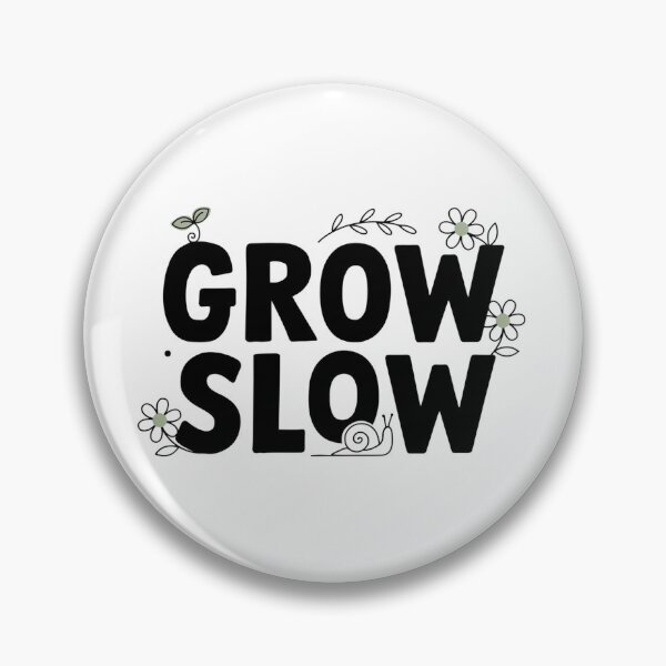 Item preview, Grow Slow Snail Flower Plant Design designed and sold by FairX.
