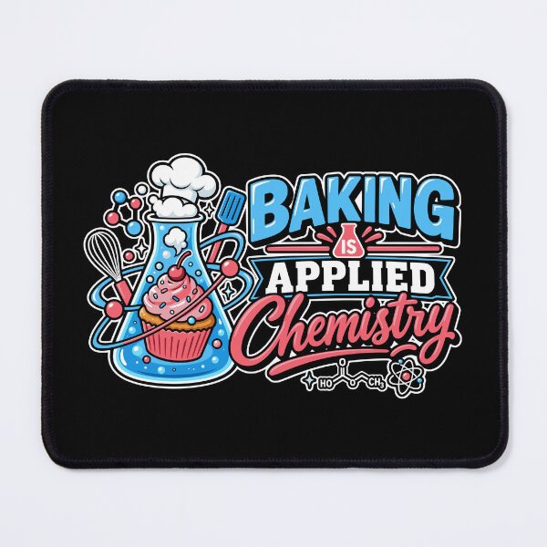 Item preview, Baking Is Applied Chemistry Funny Baker Science Typography designed and sold by RAS-77.