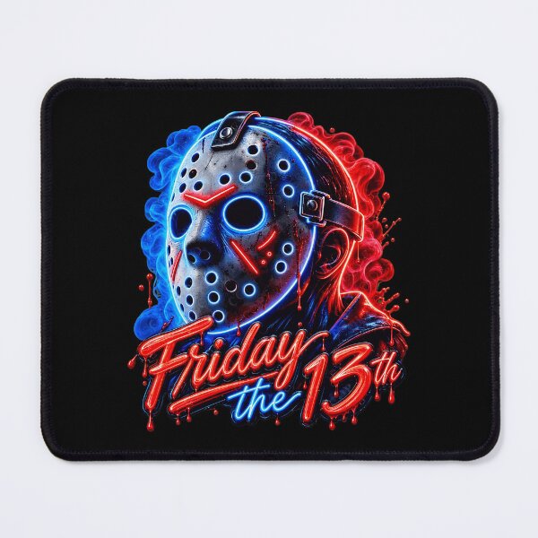 Item preview, Neon Horror Mask "Friday Night Frights" designed and sold by MichaelKi32145.