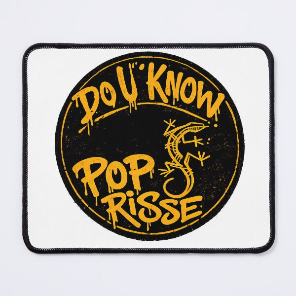 Item preview, Do U Know Poprisse Moroccan Darija Yellow Graffiti Lizard Graphic designed and sold by DesignArtist.ia.