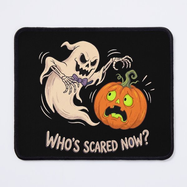 Item preview, Who's Scared Now Spooky Ghost Halloween Pumpkin designed and sold by Sekla-Studio.