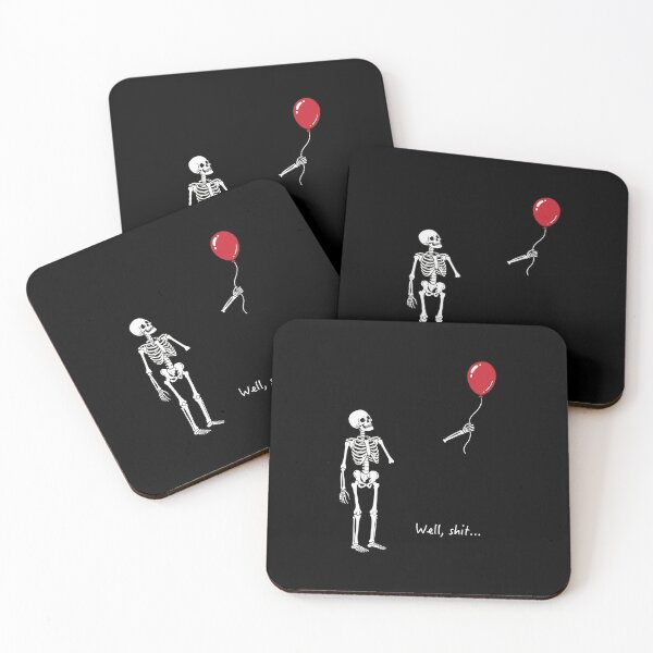 Item preview, Funny Skeleton Balloon Quote  designed and sold by JoWebb20245.