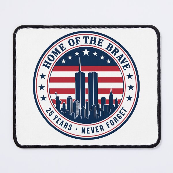 Item preview, Home Of The Brave 9/11 | 25th Anniversary Twin Towers | Never Forget Memorial designed and sold by ZIGLWORKS.