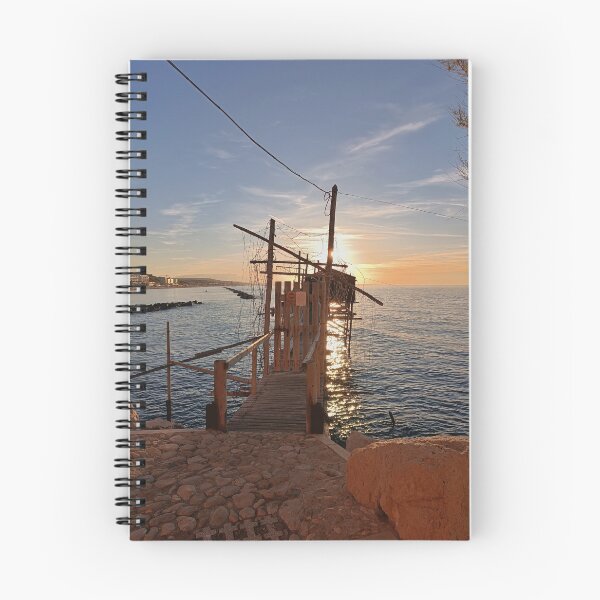 Item preview, Golden Sunset Over Ancient Termoli Trabocco - Molise Coast, Italy designed and sold by EpicVistas.