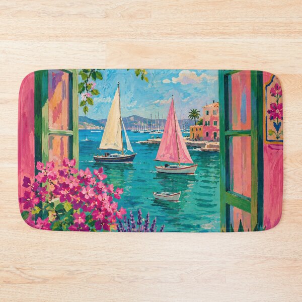 Item preview, Vibrant Mediterranean Window View designed and sold by nirinalovell.
